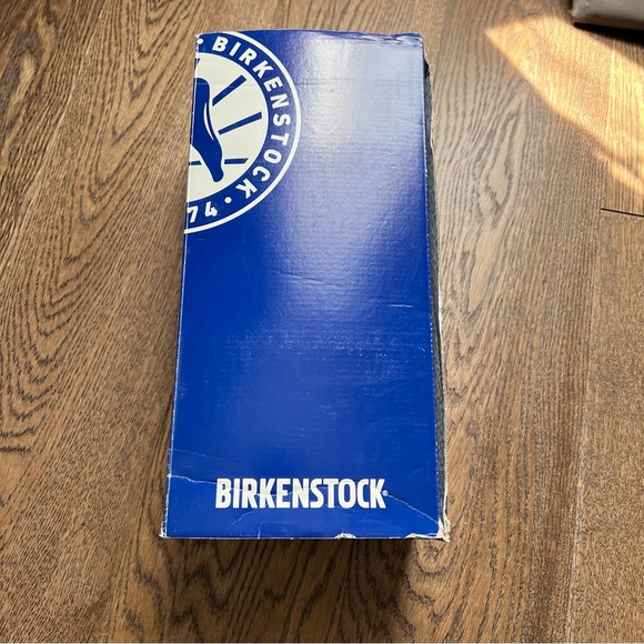 BRAND NEW IN BOX Birkenstock Arizona Amalfi Black Leather Size 40 Regular Fit - Picture 5 of 5